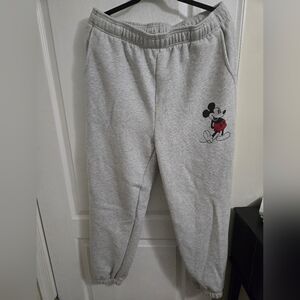Disney Mickey Mouse Grey Sweatpants